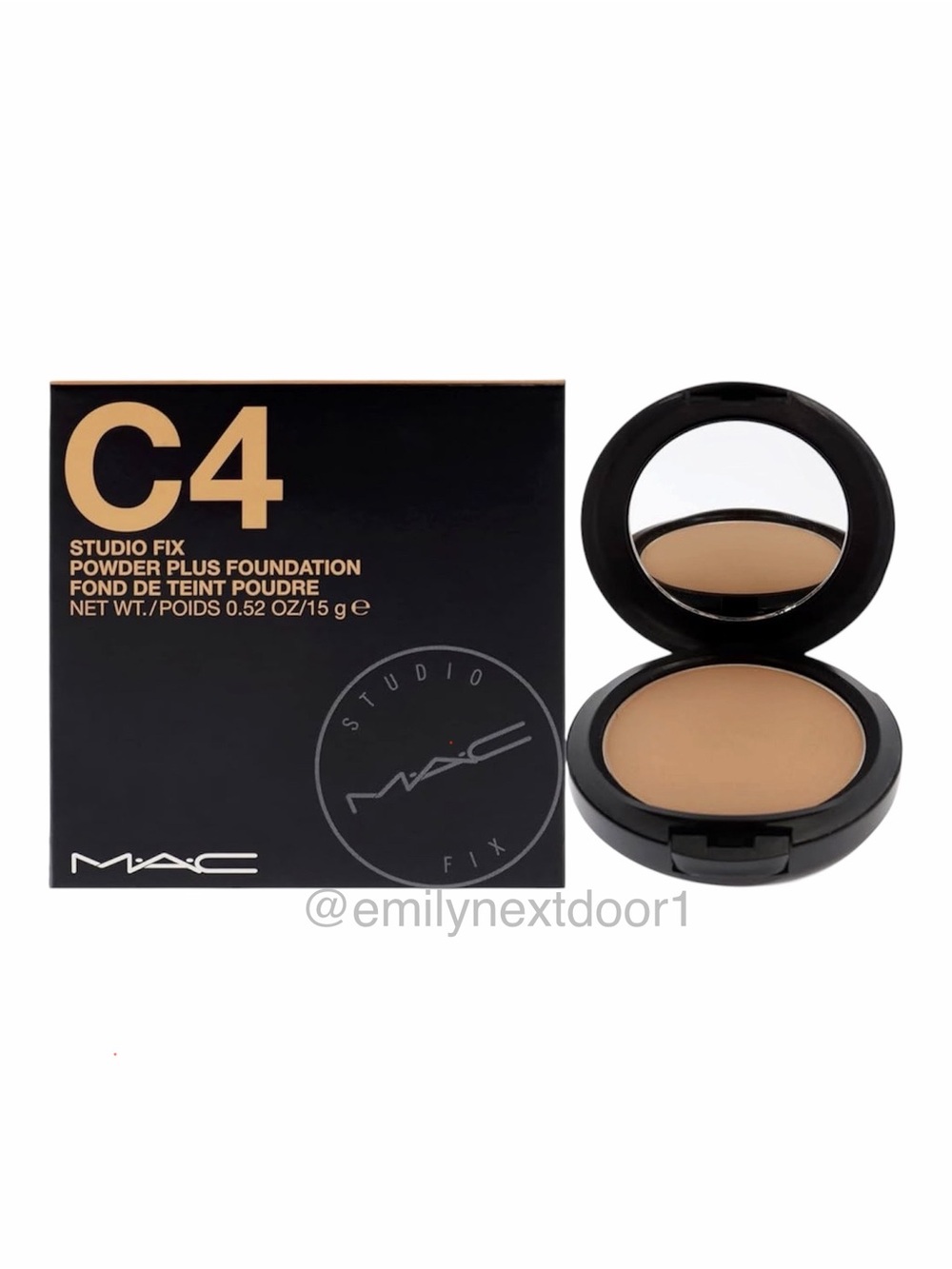 MAC Cosmetics Studio Fix Powder Plus Foundation -C4- [ORIGINAL FORMULA] NEW